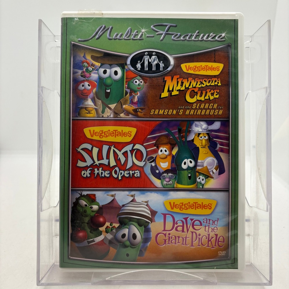 VeggieTales Multi-Feature DVD Minnesota Cuke Sumo of the Opera Dave Giant Pickle